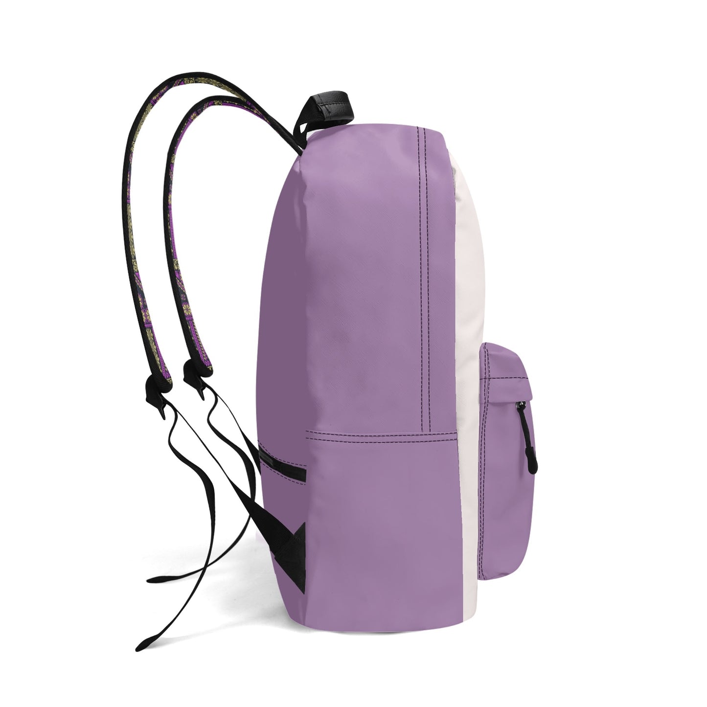 "Little Miss Free Palestine" 17 Inch Twill (PU) Leather Backpack