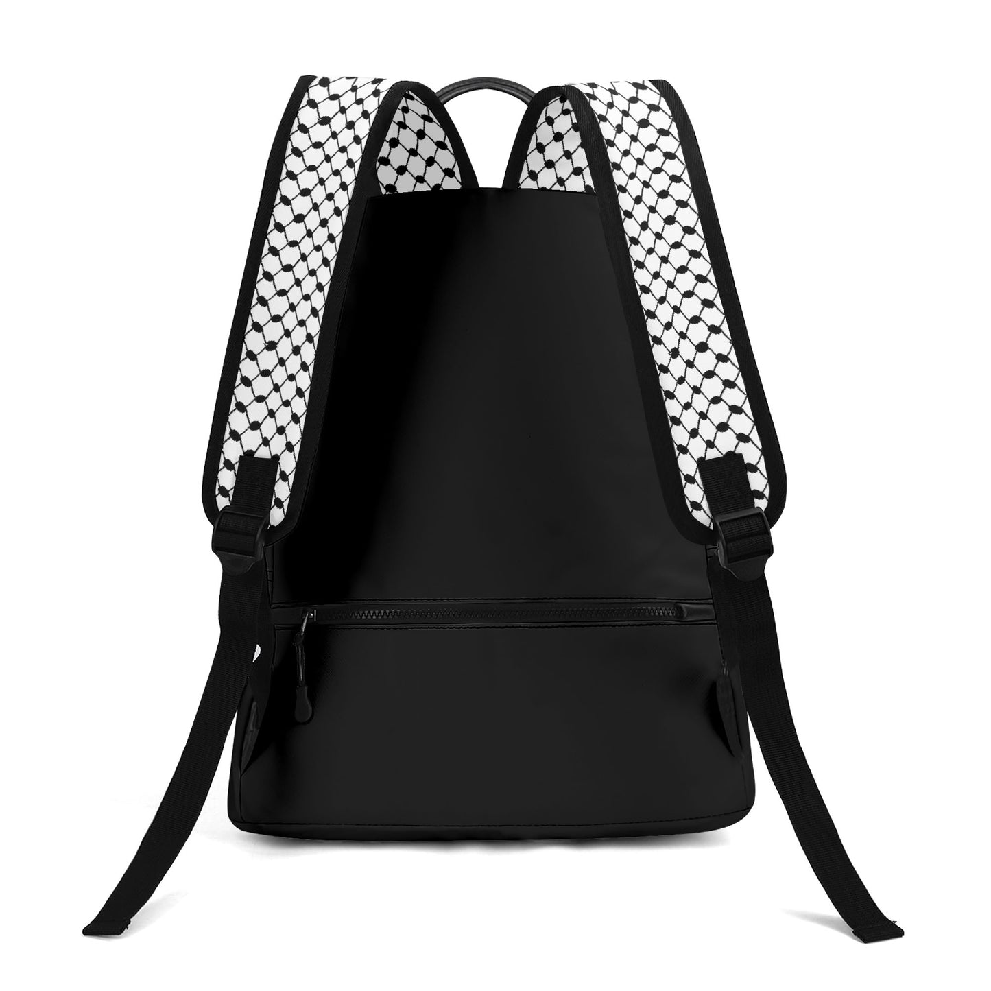 Palestinian Collage Backpack - 17 Inch Twill (PU) Leather Backpack