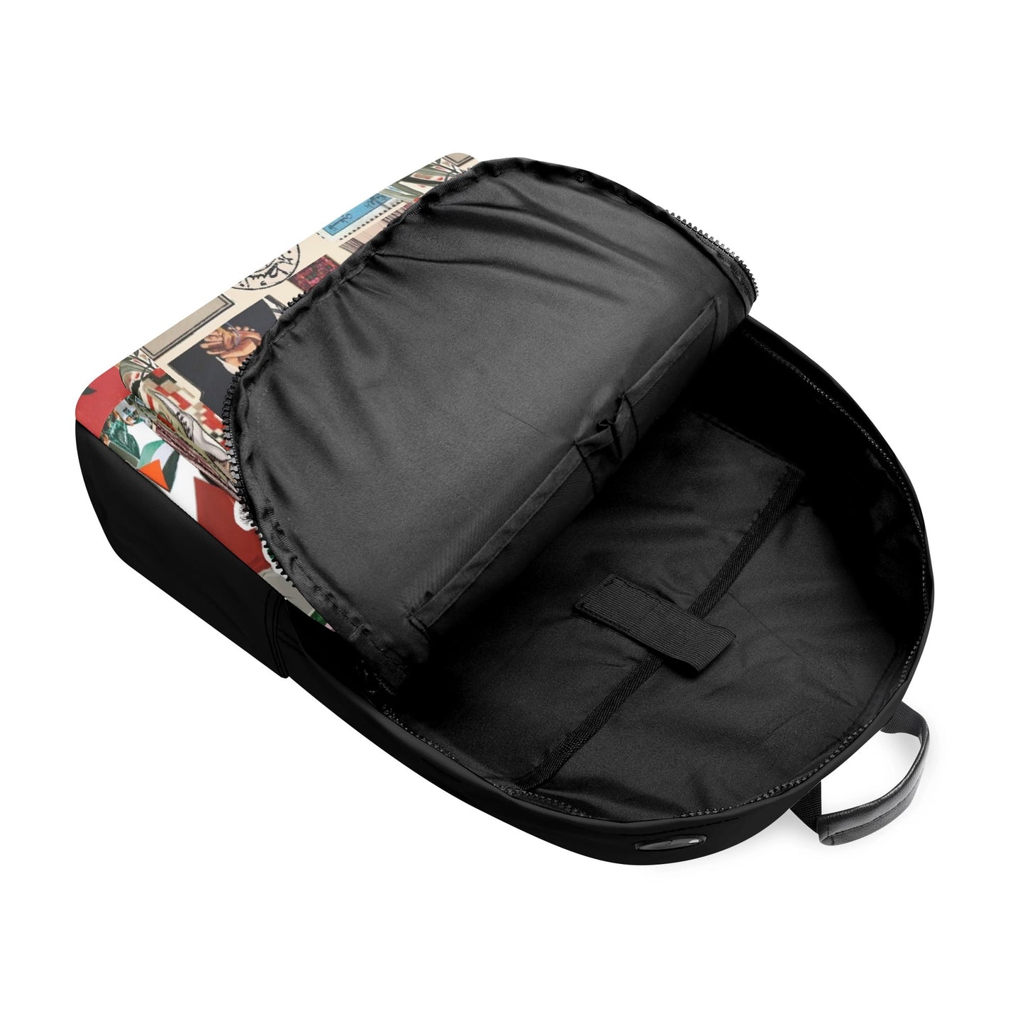 Palestinian Collage 17 Inch Twill (PU) Leather Backpack
