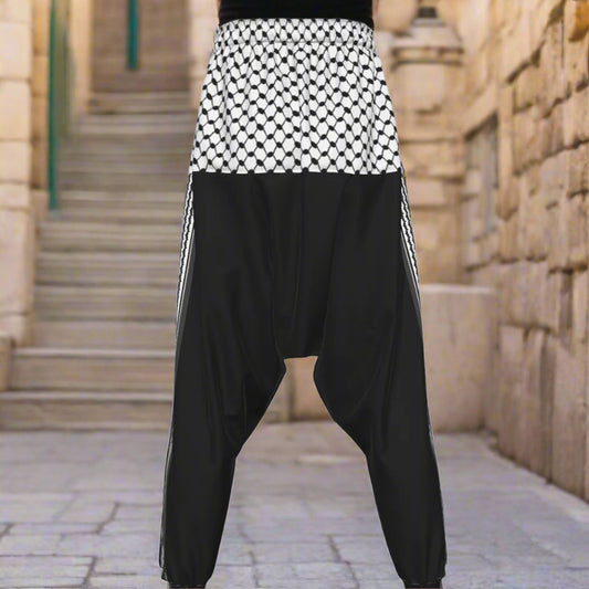 Keffiyeh Harem Loose Trousers