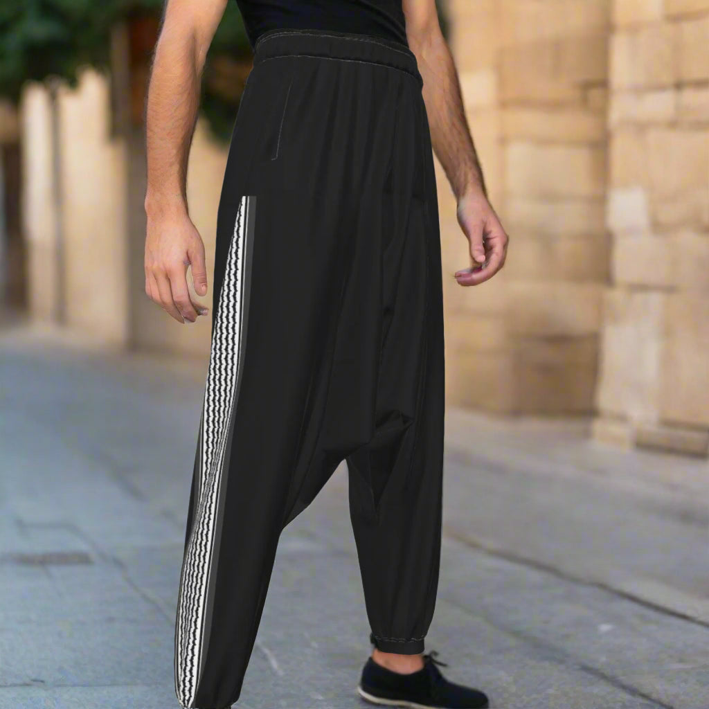 Keffiyeh Dabke Harem Loose Trousers