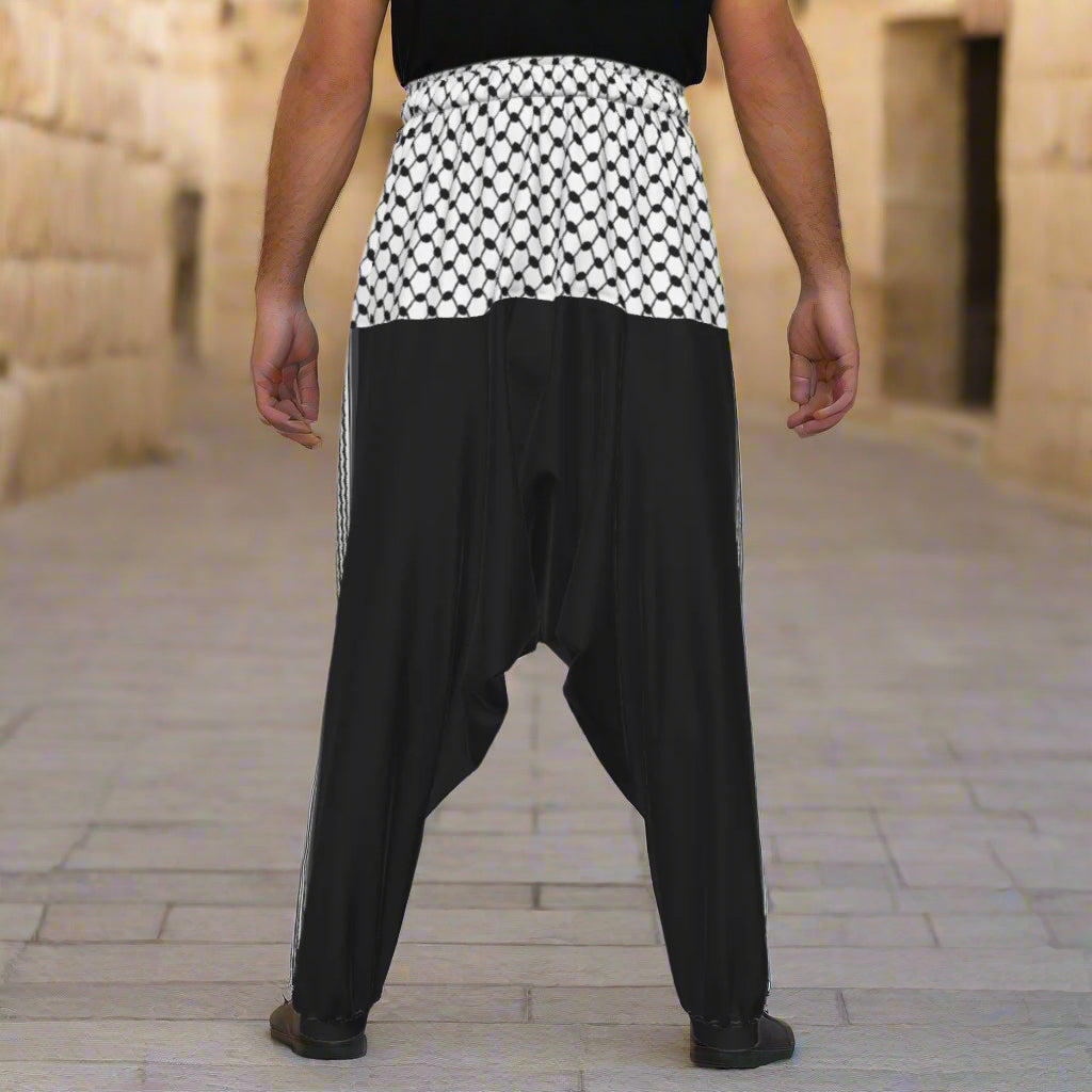 Keffiyeh Harem Loose Trousers