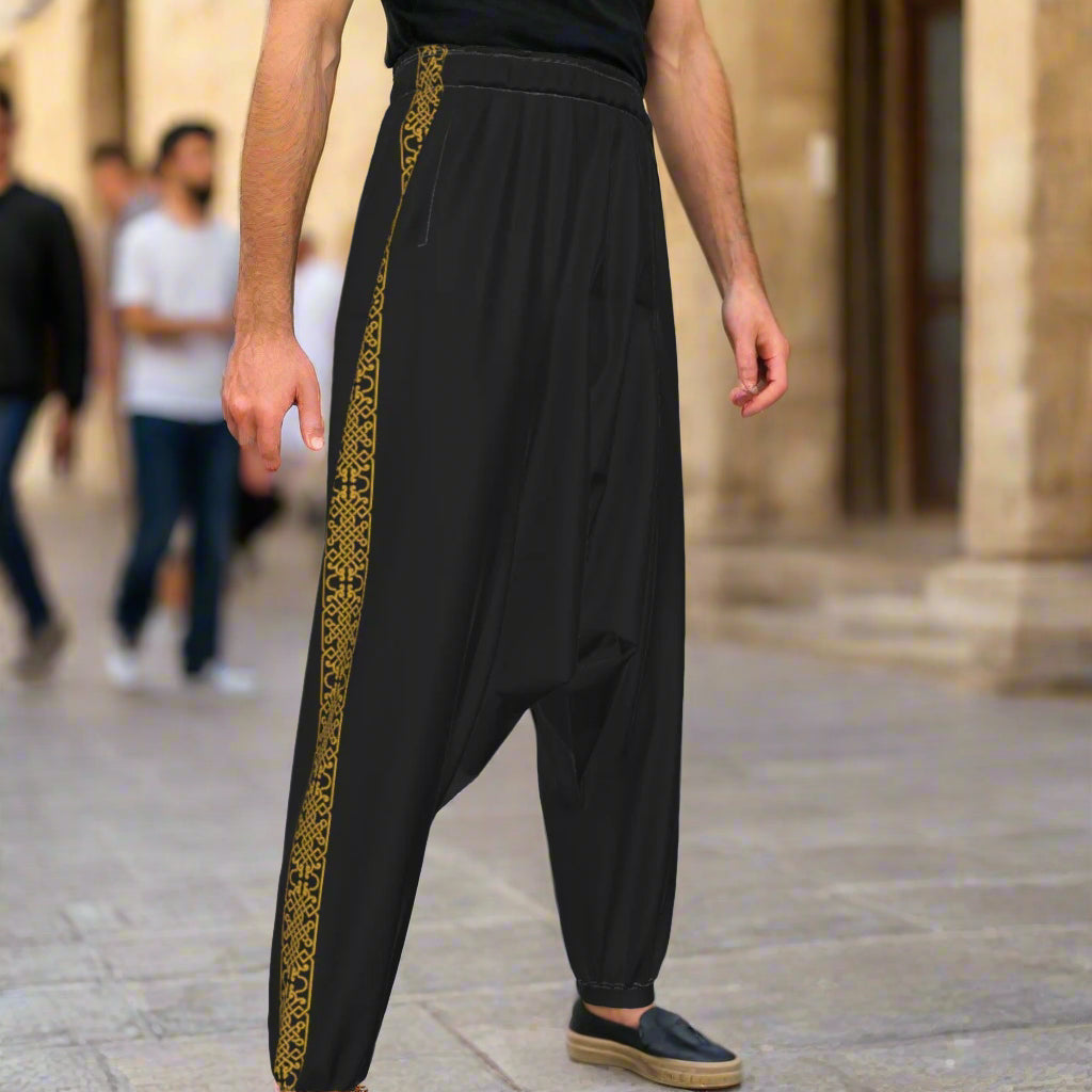 Arabian Sirwal Harem Men's Loose Trousers