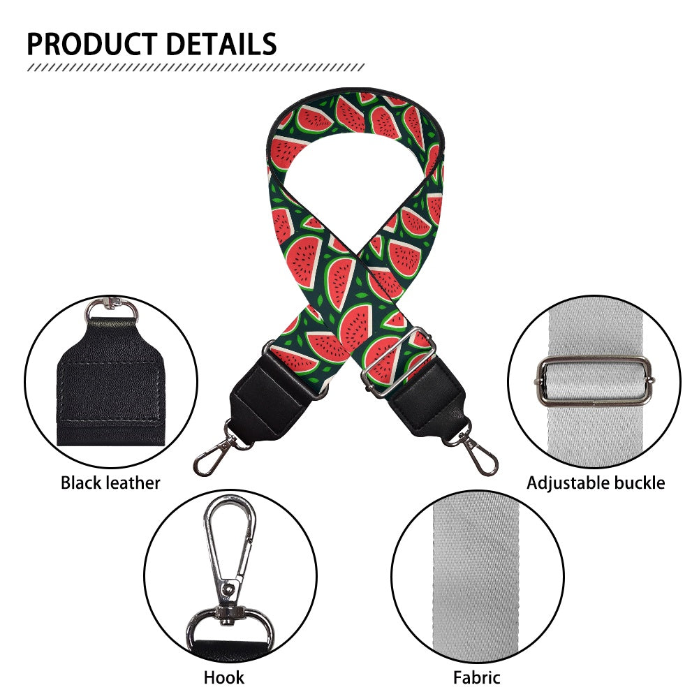 Palestinian Watermelon print Onesided bag strap