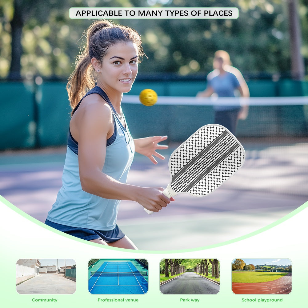 Palestinian Keffiyeh Pickleball Paddle