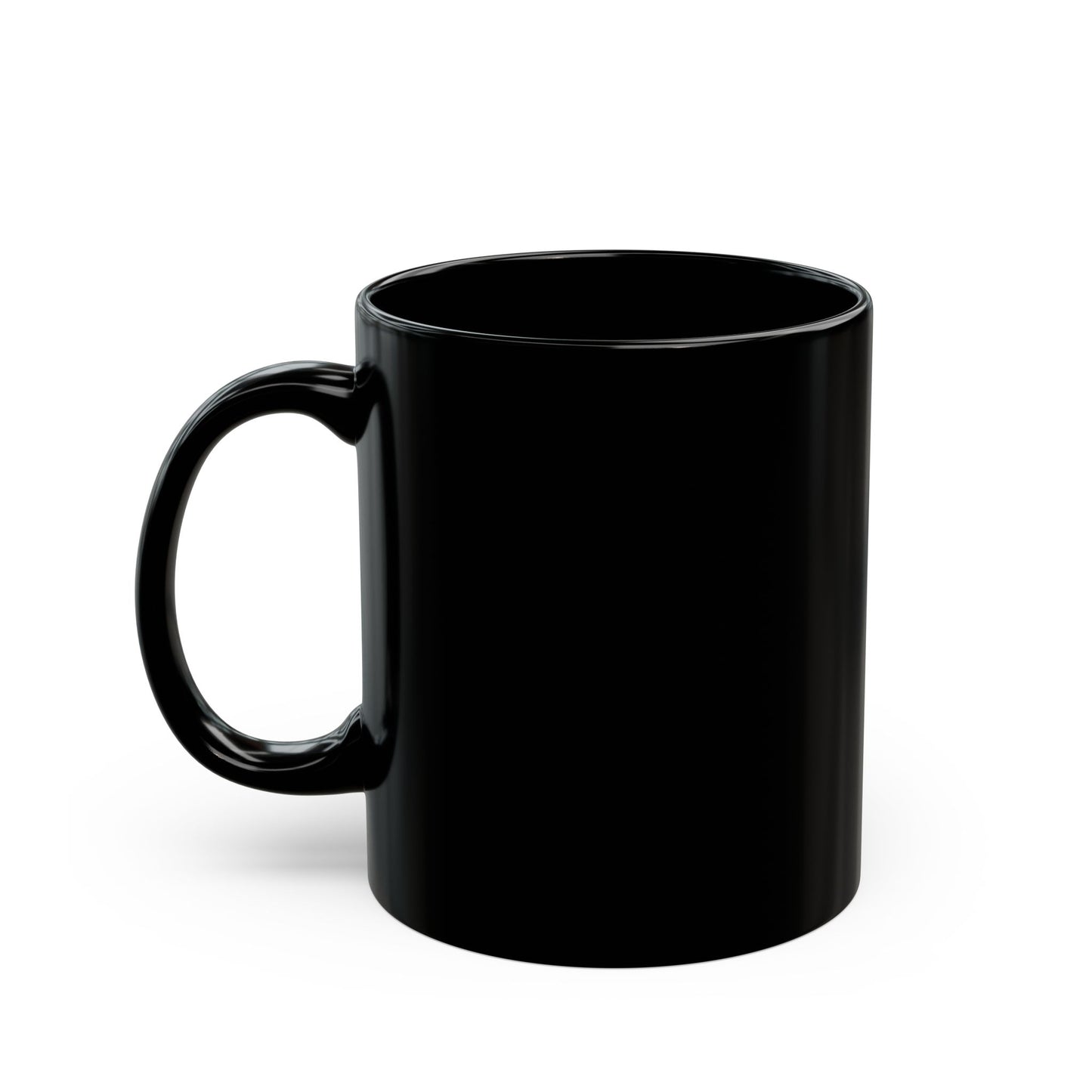 Creative Unique Black Mug, Coffee Mug, Land of Palestine, Floral, Drinkware, Arabic -