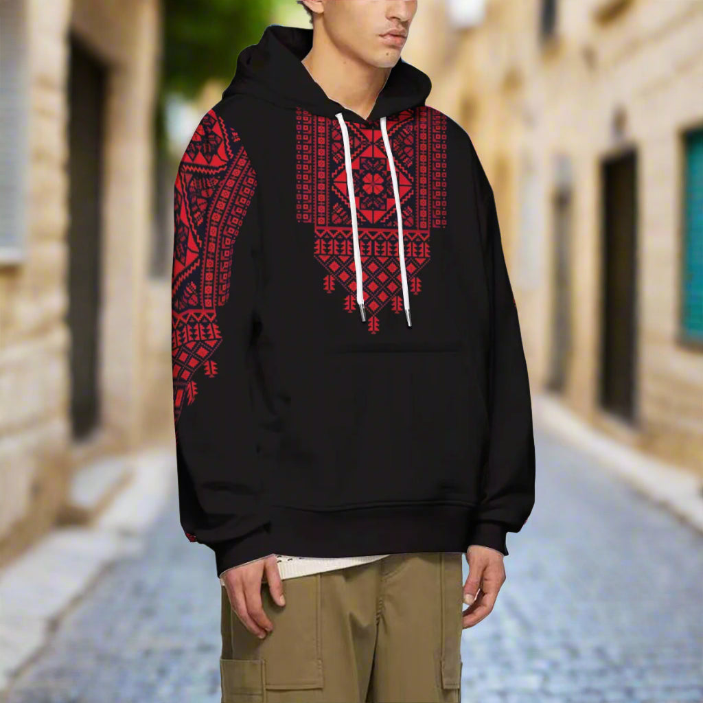 Unisex Tatreez Print Hoodie