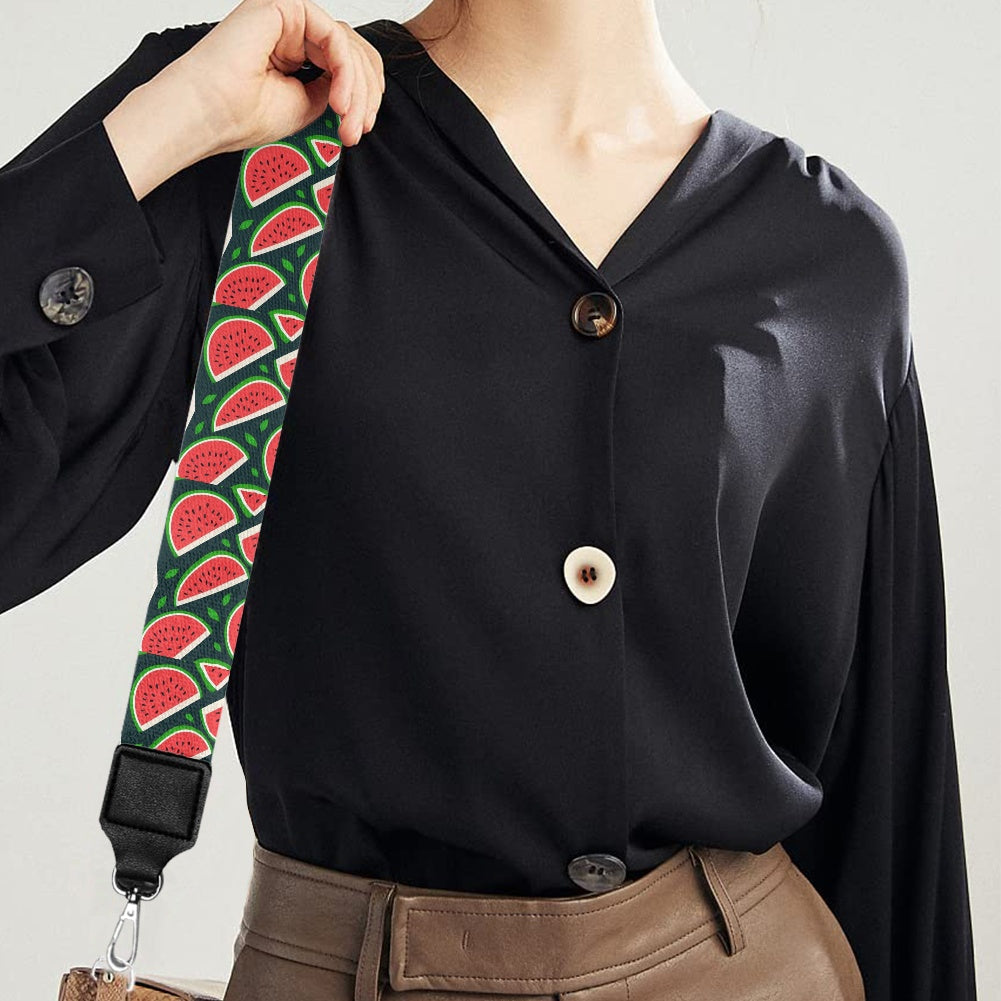 Palestinian Watermelon print Onesided bag strap