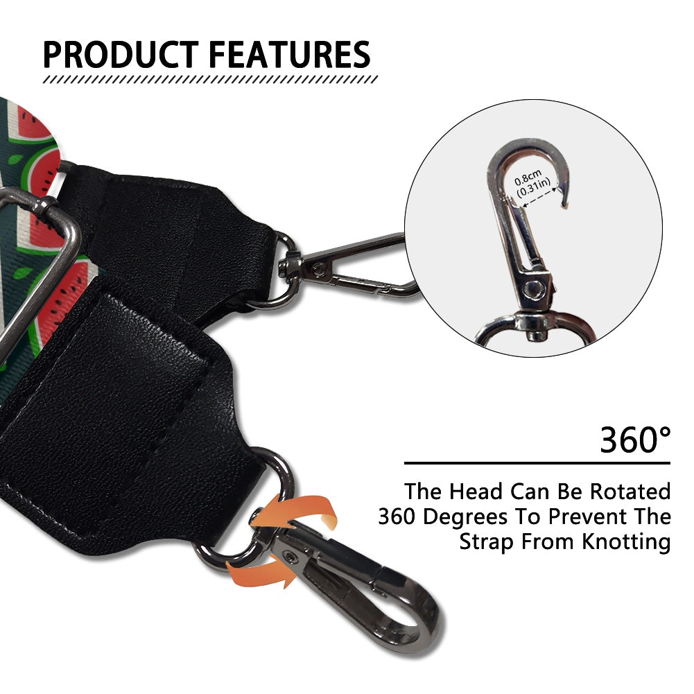 Palestinian Watermelon print Onesided bag strap