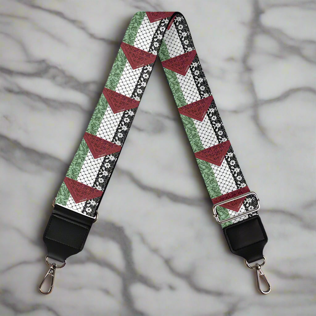 Palestinian Flag Women's Bag strap