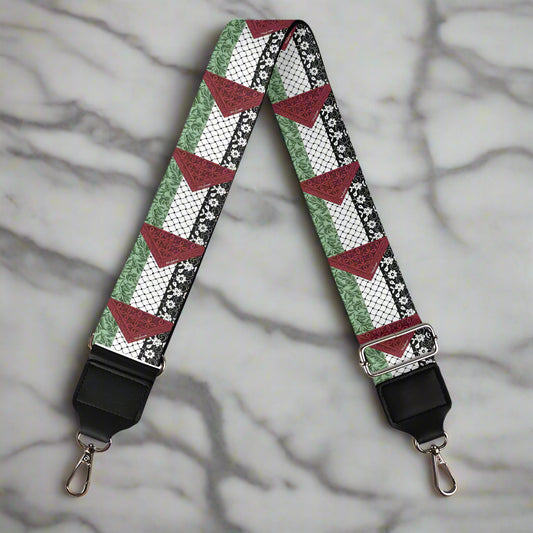 Palestinian Flag Women's Bag strap