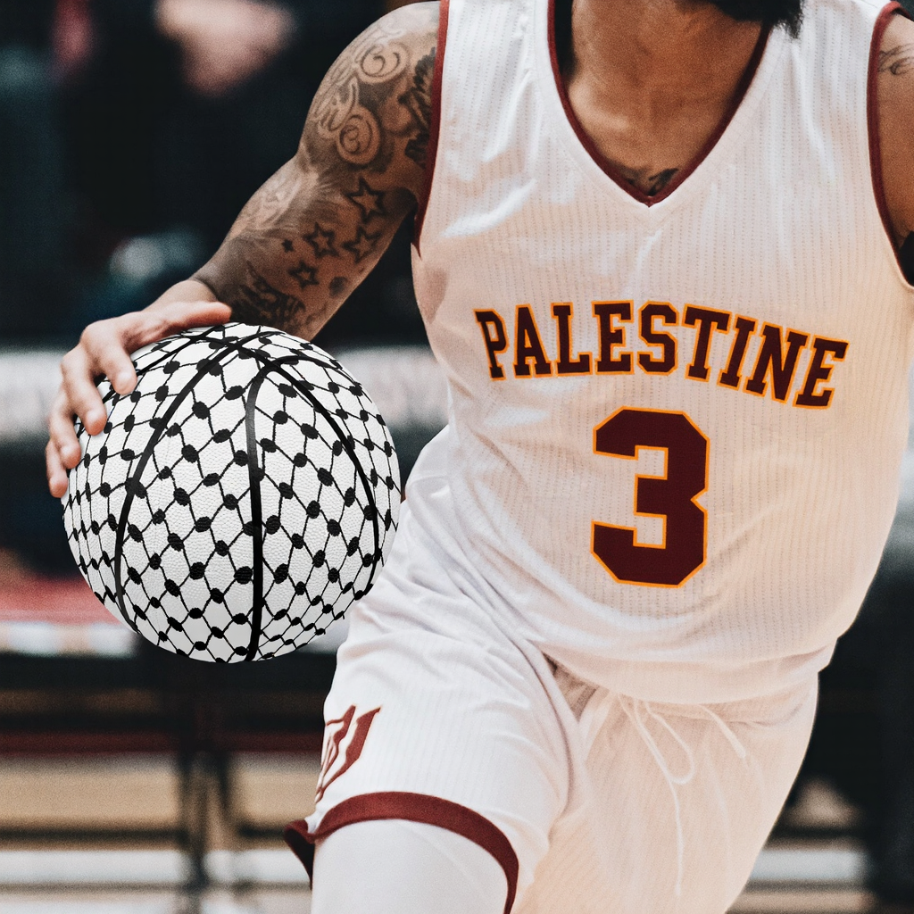 Kuffiyeh Palestinian Basketball - Eight Panel Printed