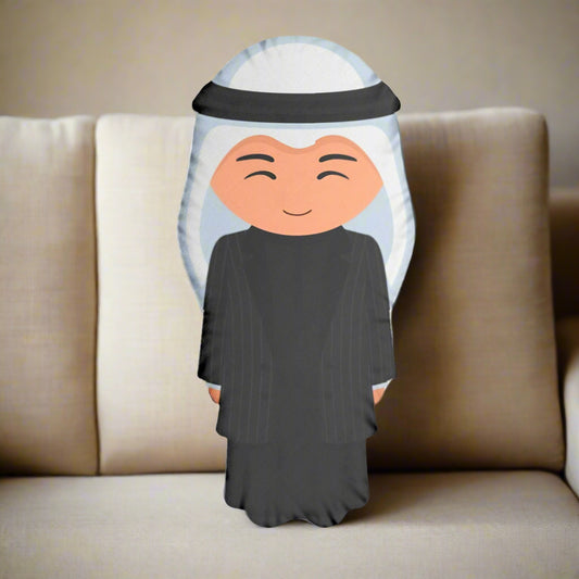 Palestinian Doll, Man plush pillow, Traditional Costume, Children Gift