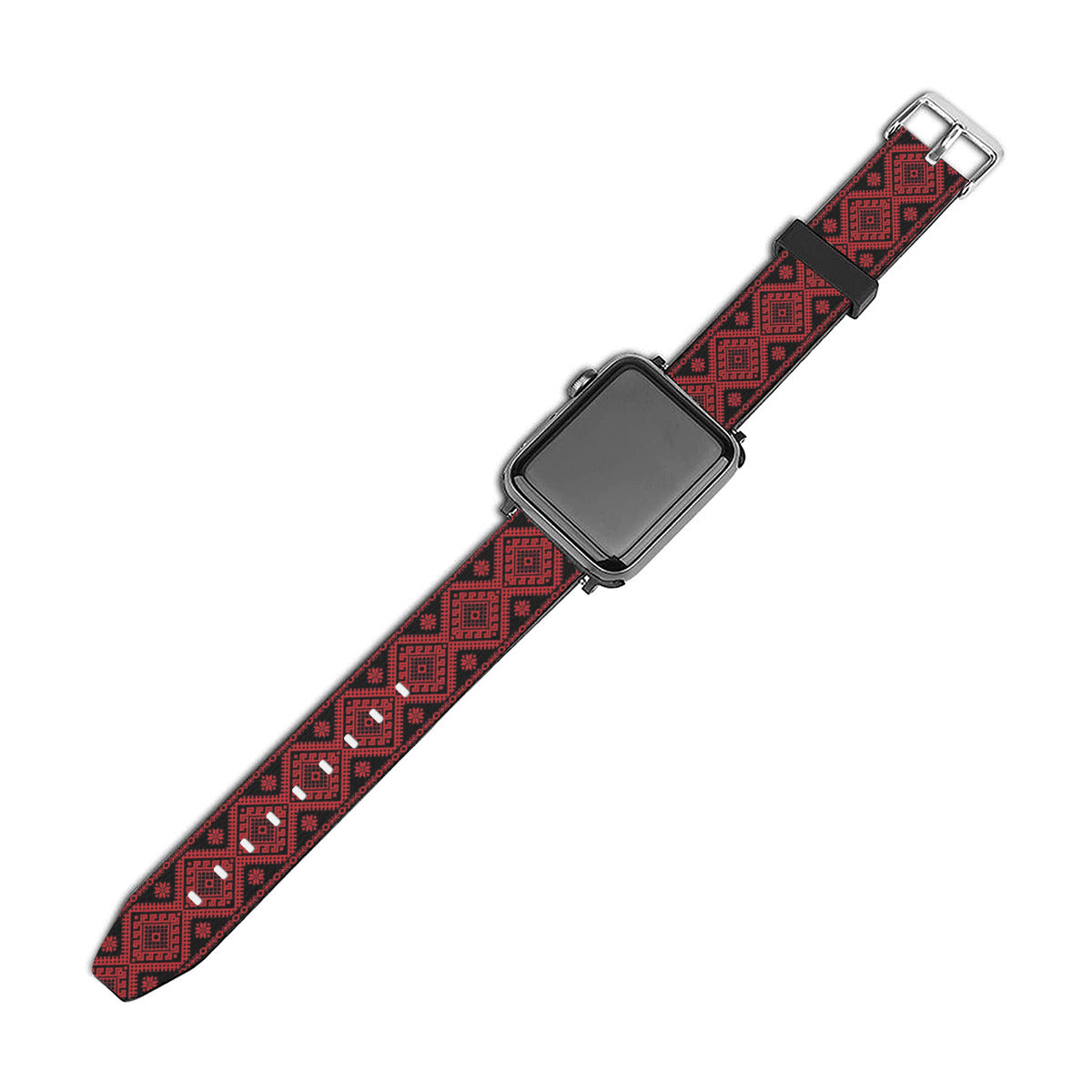 Tatreez Design PU leather Apple iPhone Strap