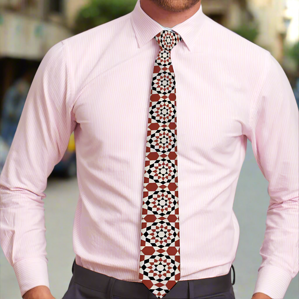 Syrian Mosaic Damascus_Neck_Tie