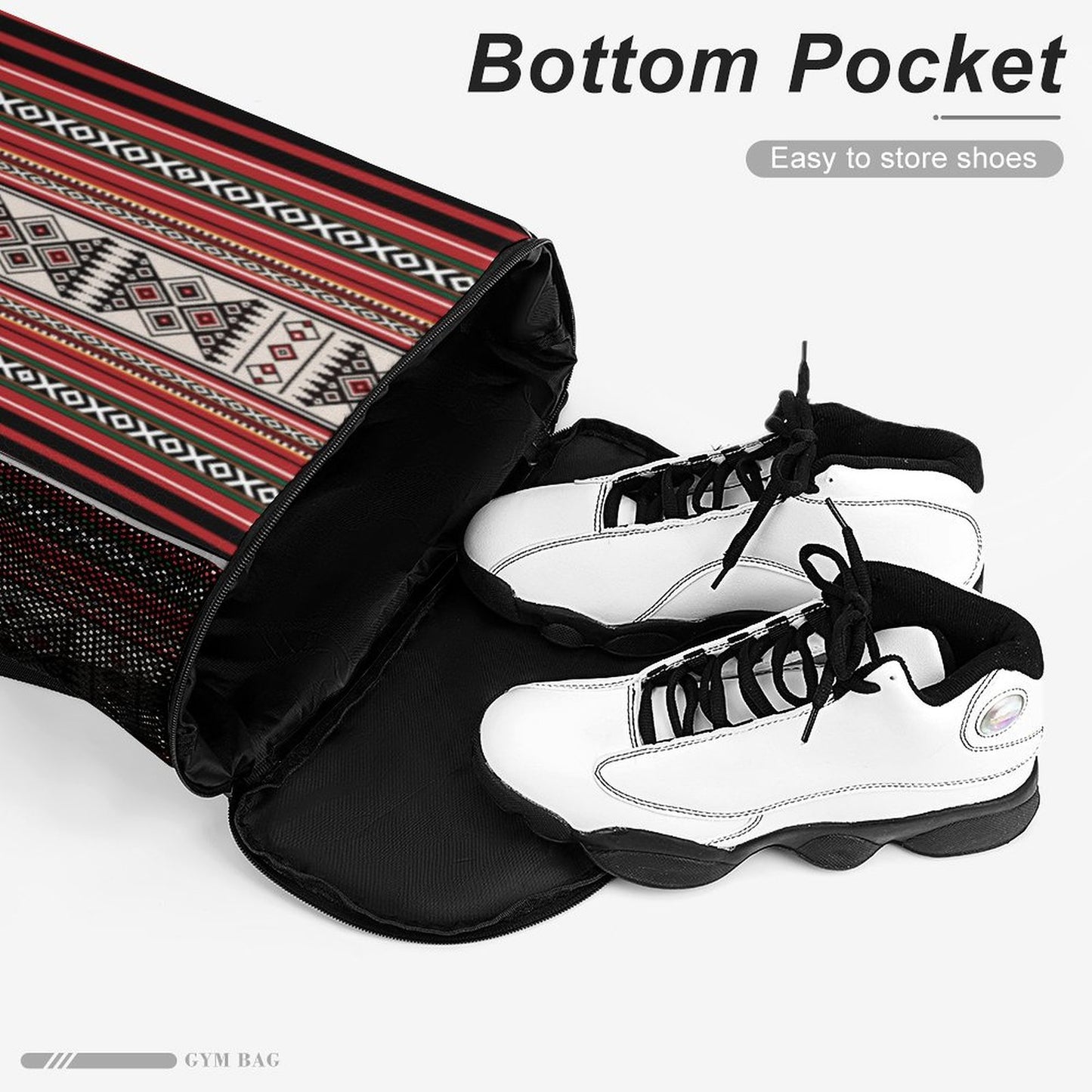 Bedouin Arabian Design Drawstring Backpack