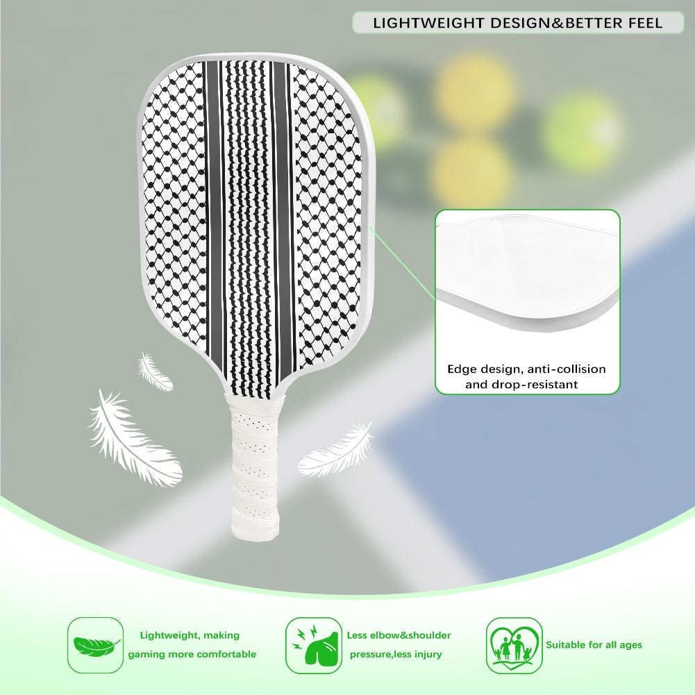 Palestinian Keffiyeh Pickleball Paddle