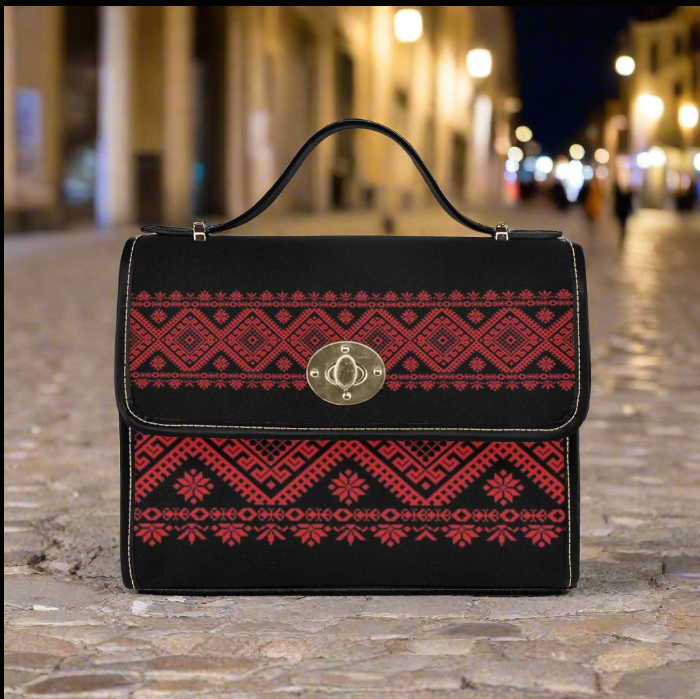Arabian Palestinian Print Canvas Bag - 5 Styles