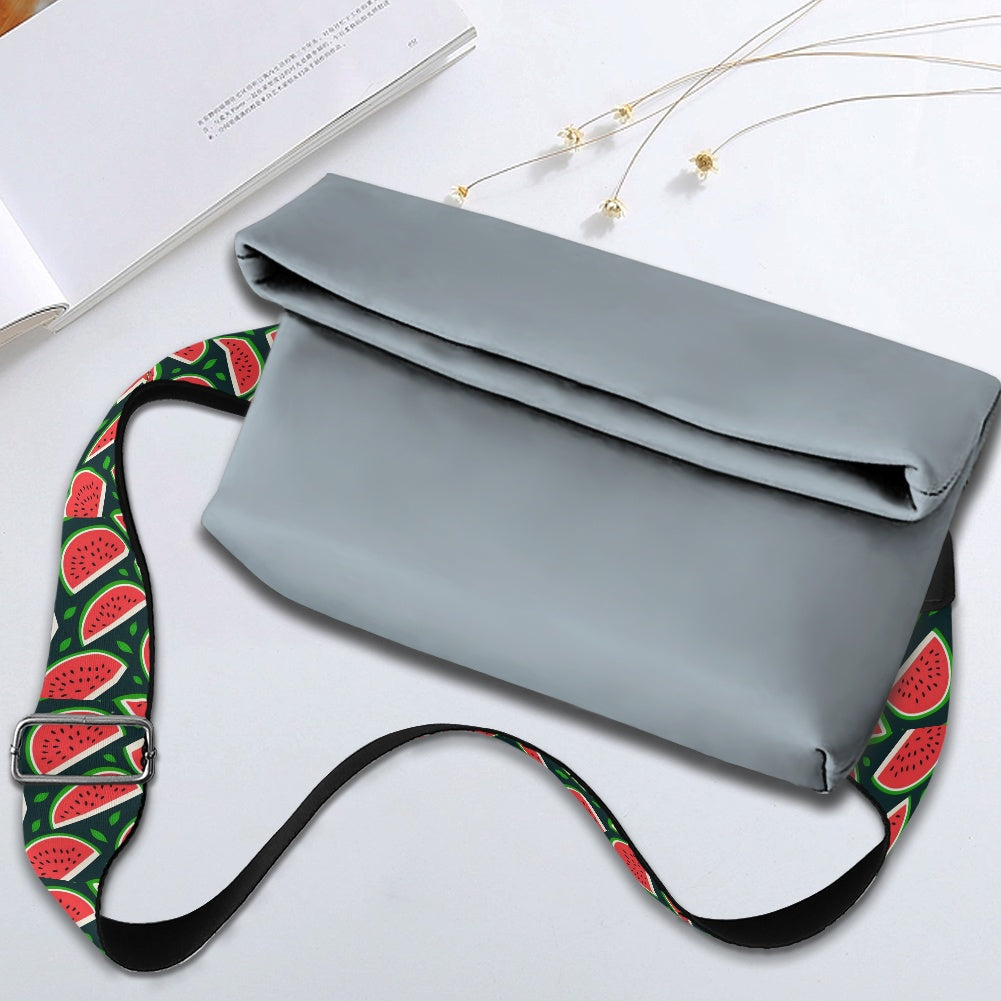 Palestinian Watermelon print Onesided bag strap
