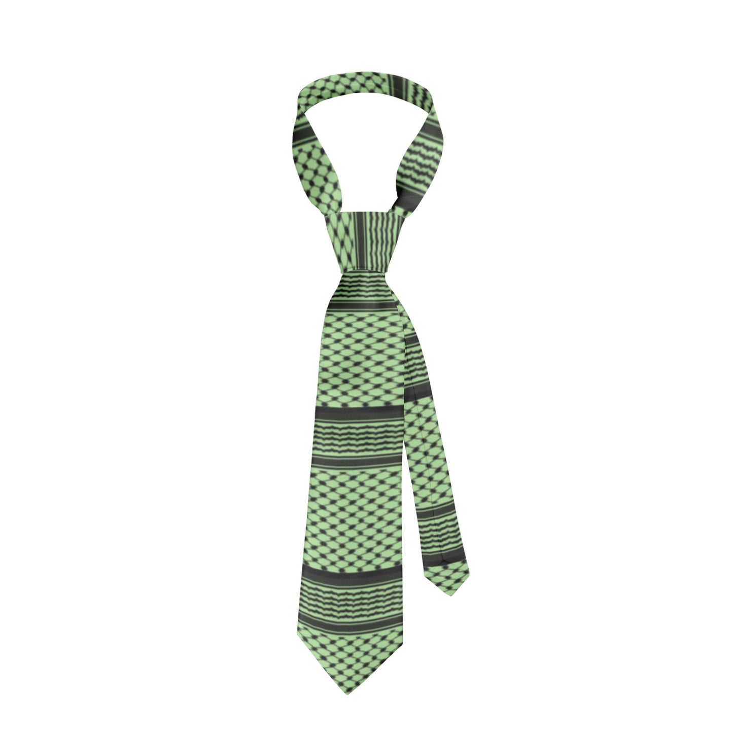 Green Keffiyeh Men Neck Tie
