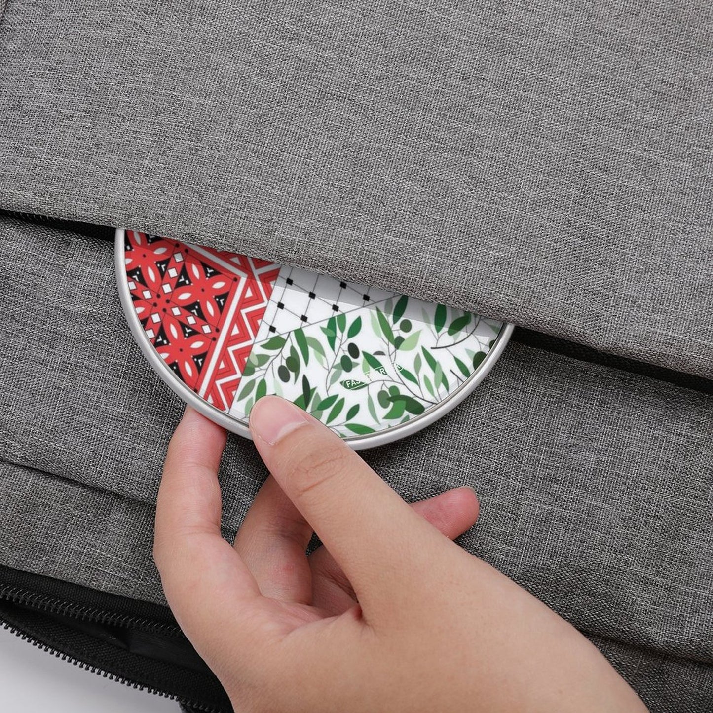 Palestinian Flag Design Wireless Charger