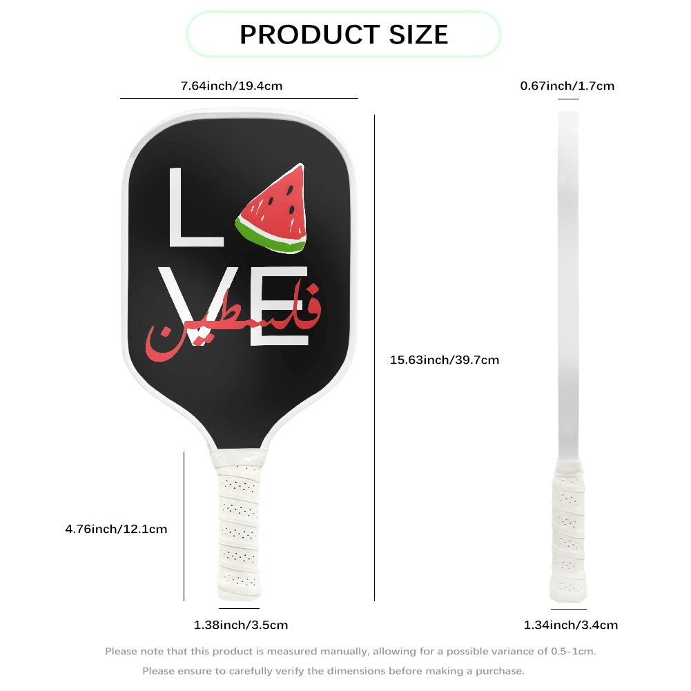 Love Palestine Pickleball Paddle