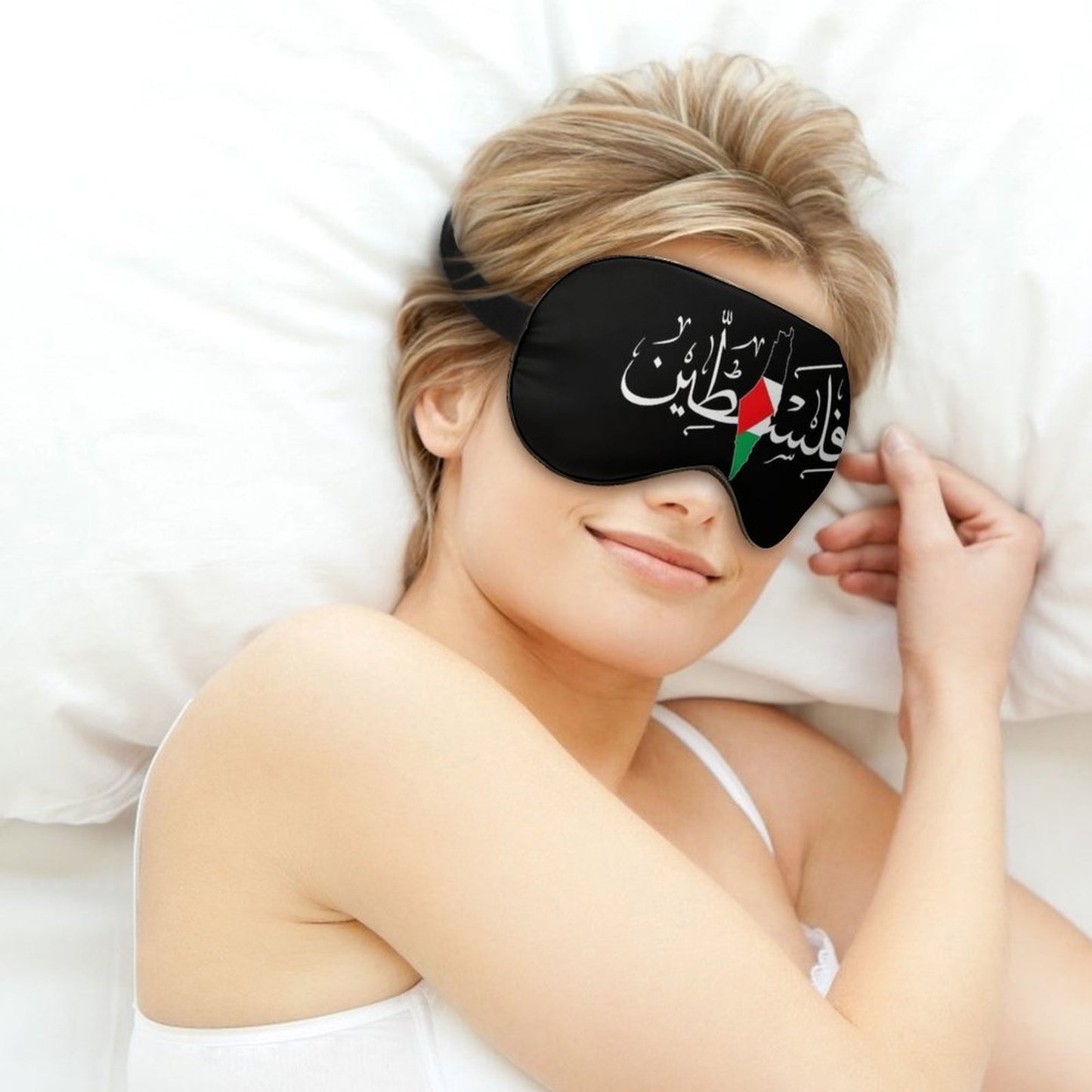 Palestine in Arabic Sleep Mask
