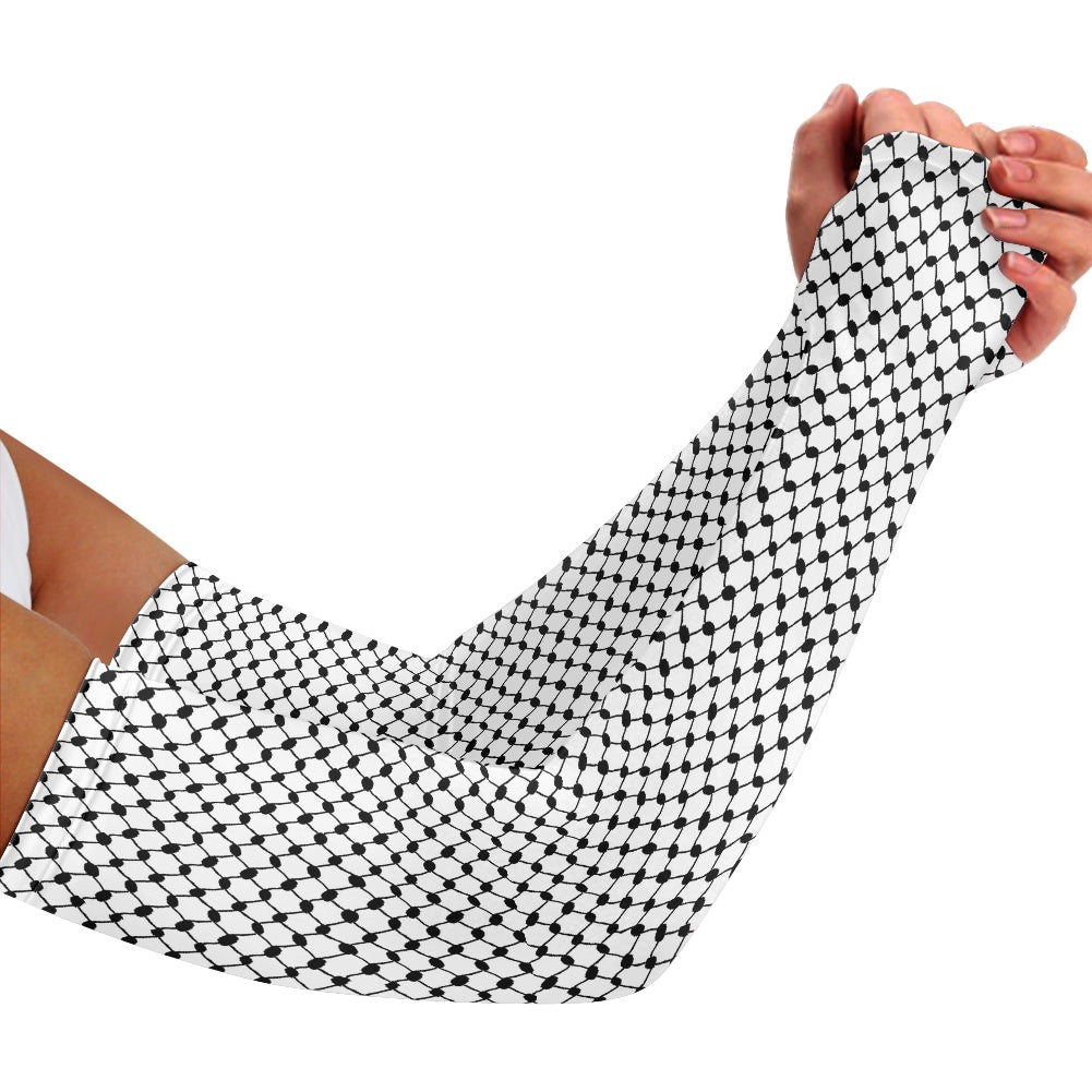 Palestinian Kuffiyeh Sun protection Sleeve(2 pack)