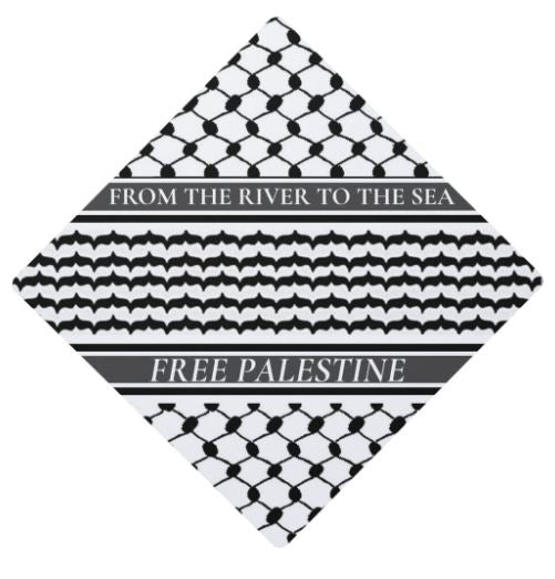 A kuffiyeh graduation topper