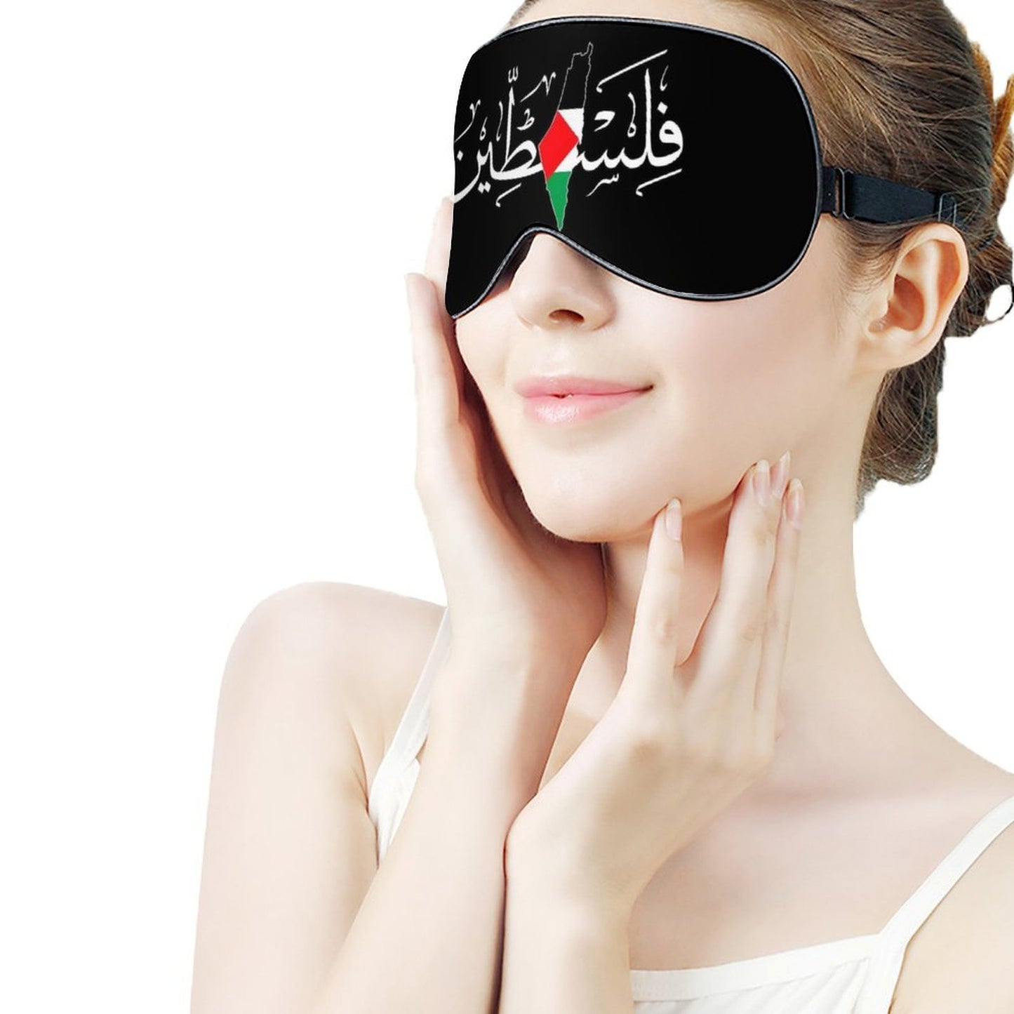 Palestine in Arabic Sleep Mask