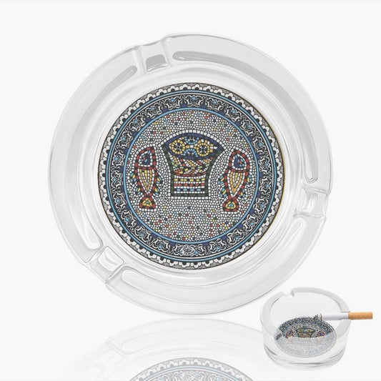 Armenian Jerusalem Glass Ashtray