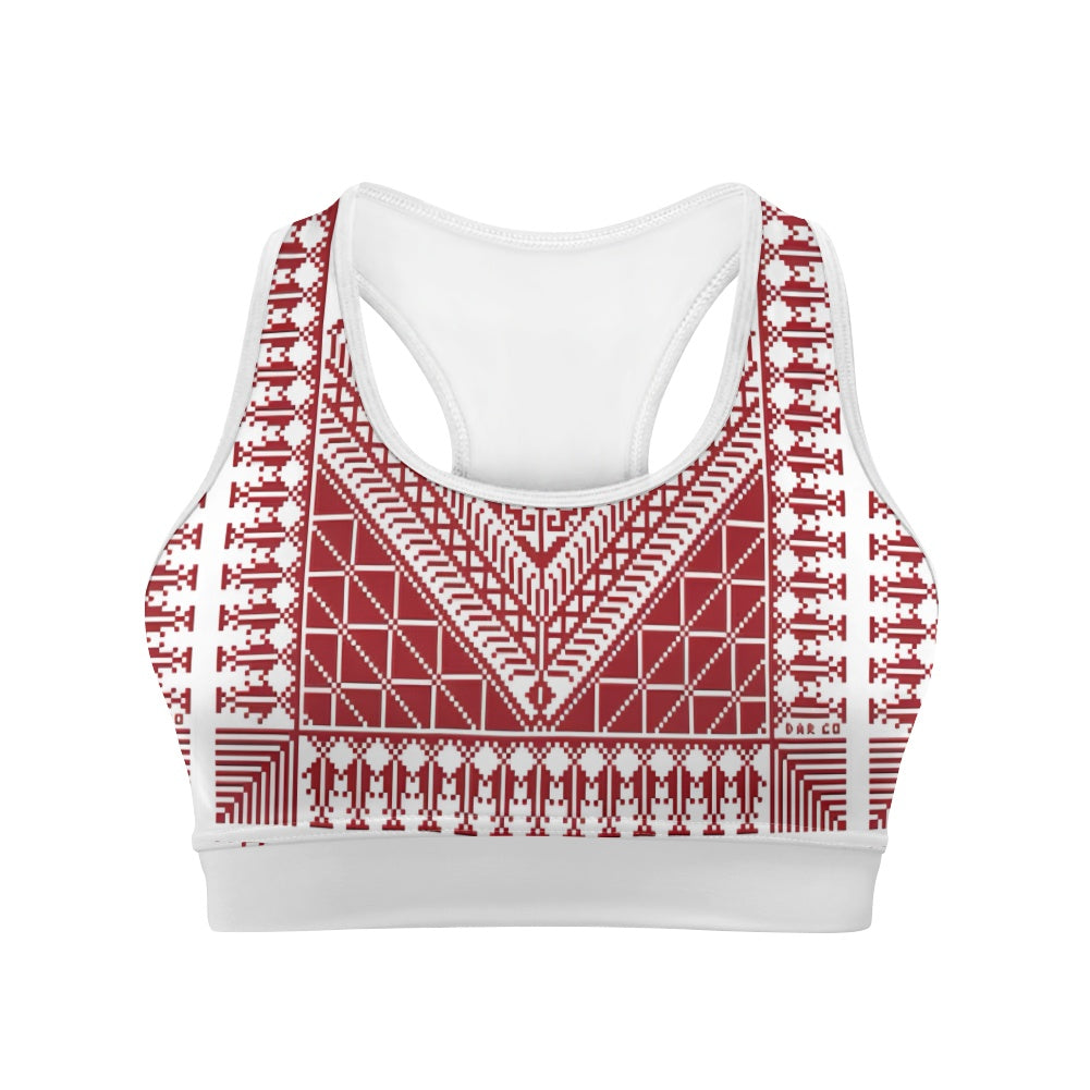 Palestinian tatreez print Women's Sports Vest