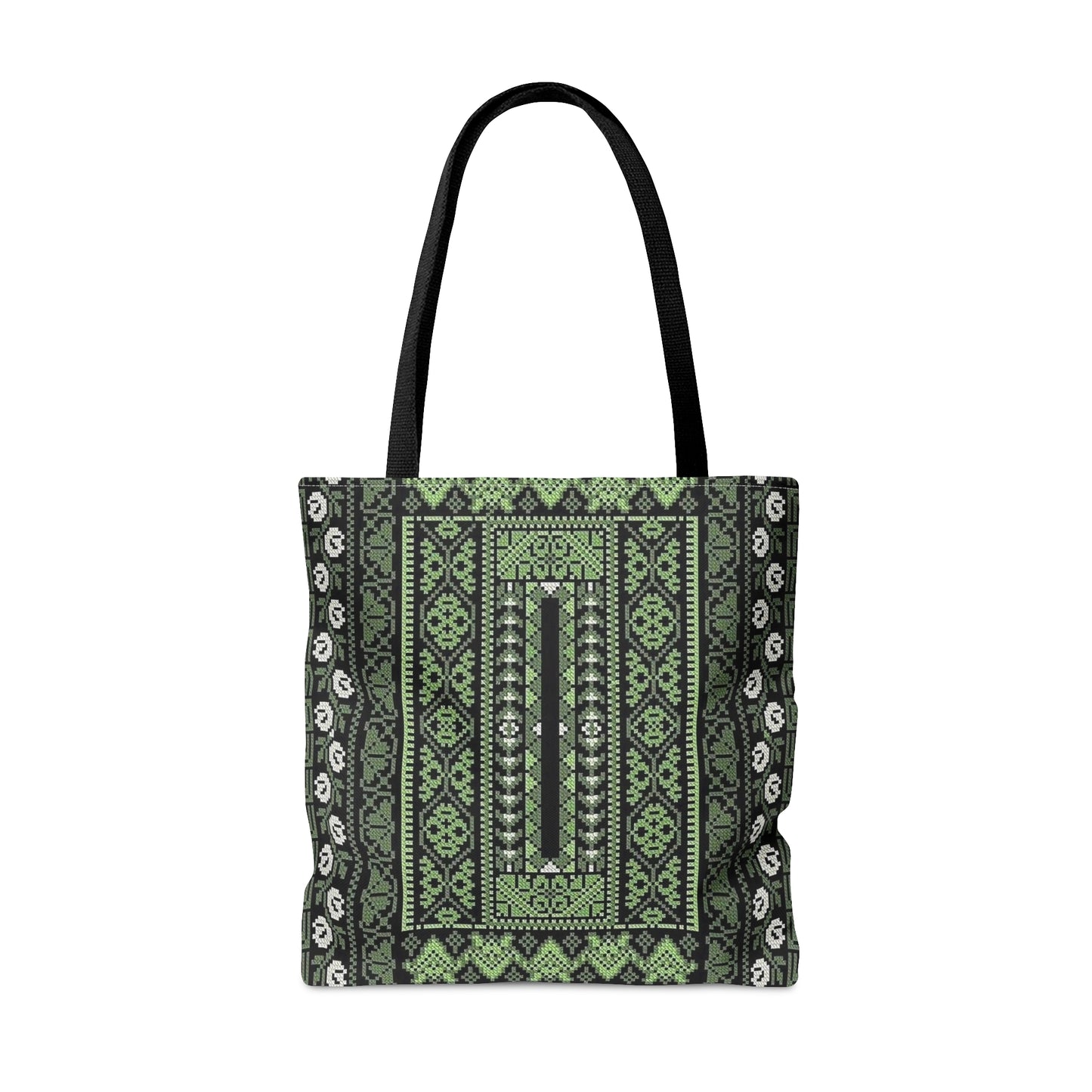 Tote bag, Palestinian Realistic Tatreez print Pattern