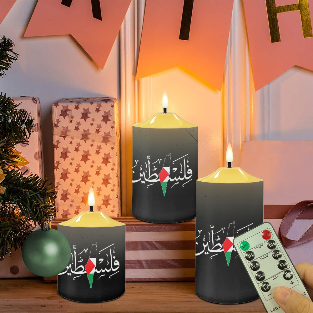 Palestinian Bullet candles (set of 3), Henna, Wedding, Home Decor