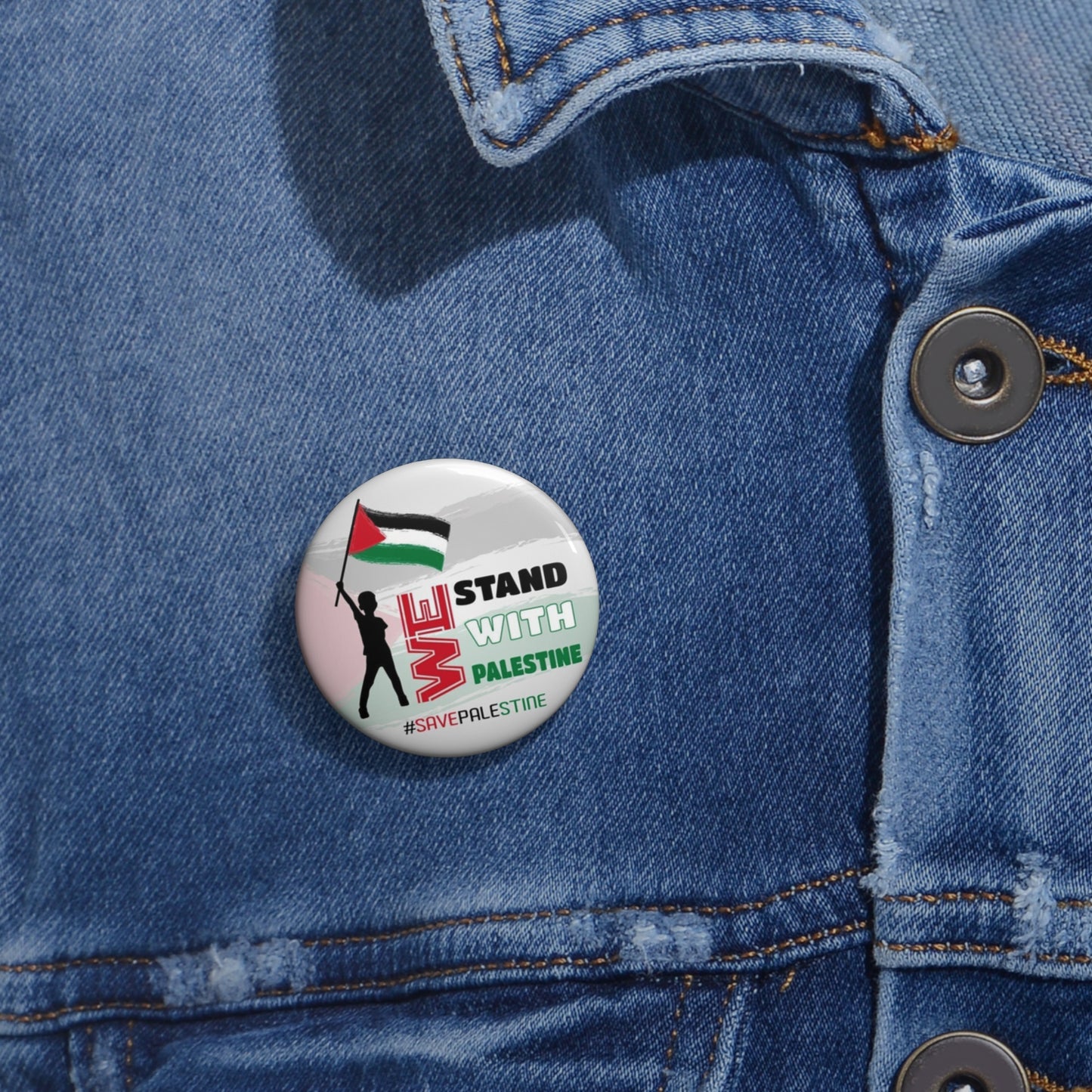 Palestinian Free Palestine Pin Buttons, Palestinian Solidarity, Palestinian Flag