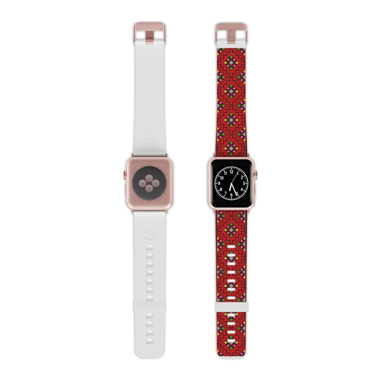 Watch Band for Apple Watch, Palestinian Tatreez print design