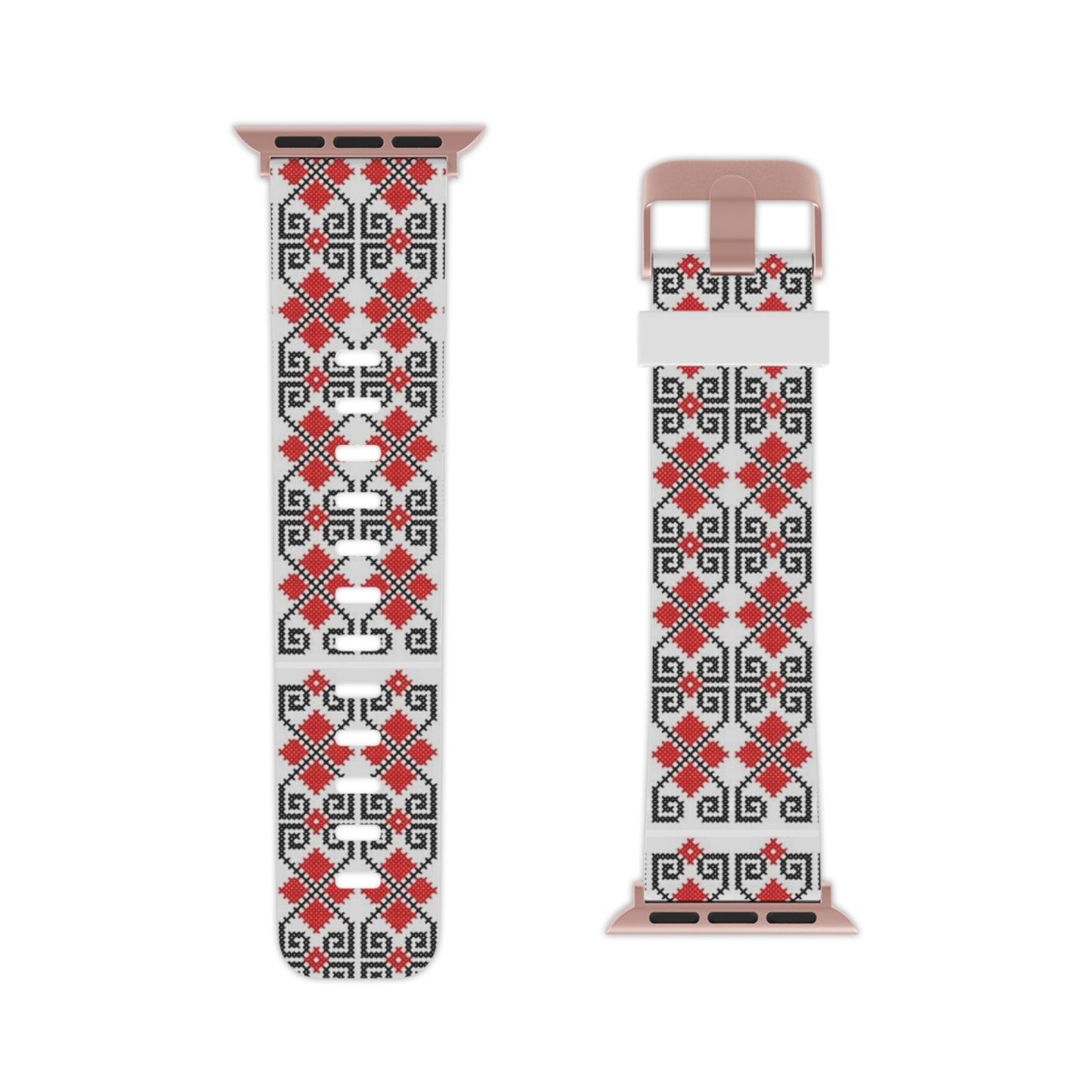 Watch Band for Apple Watch, Palestinian Tatreez print design