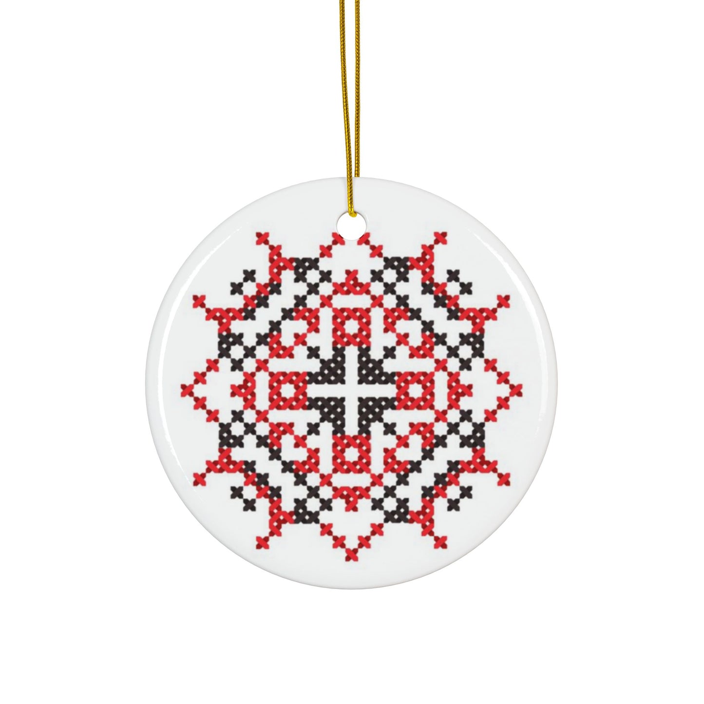 Palestinian Christmas Tree Ceramic Ornaments (1pc, 3pcs, 5pcs)