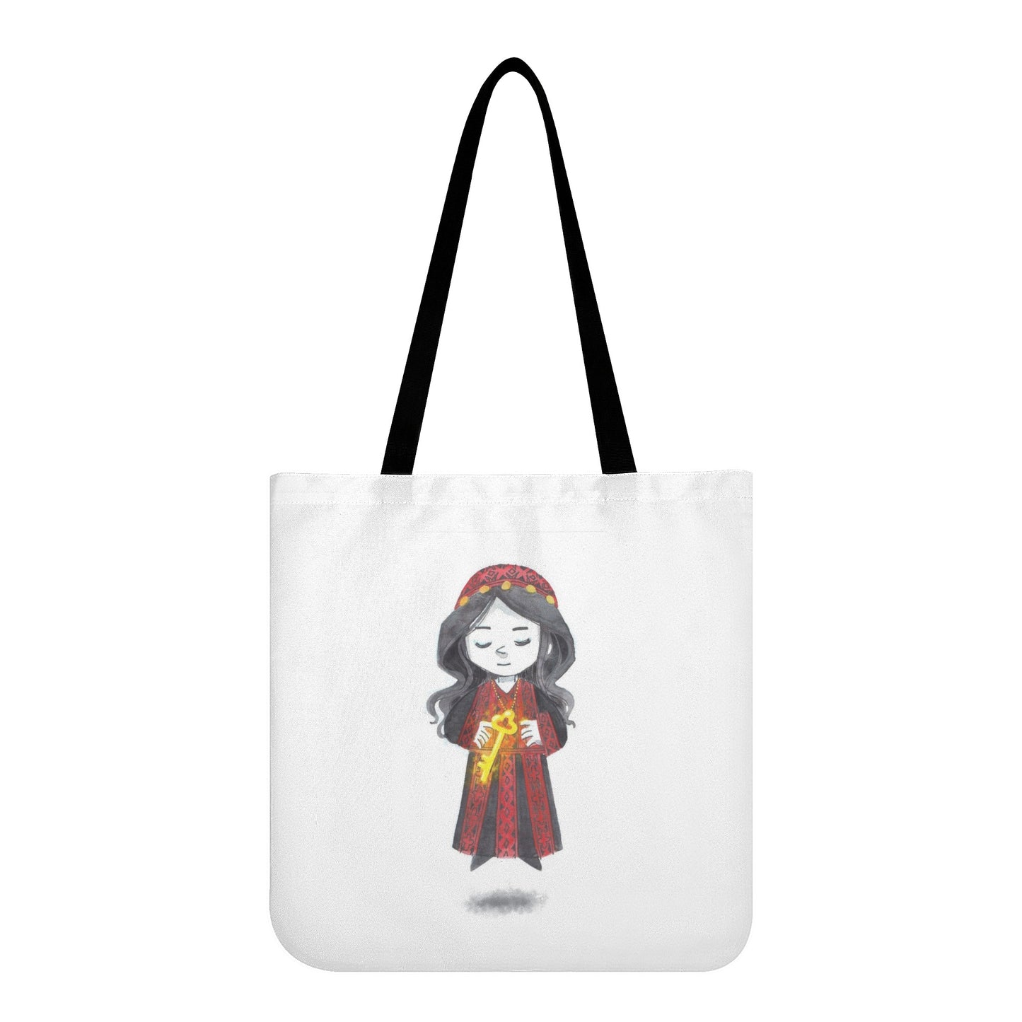 Palestinian Child Girl Cloth Tote Bag