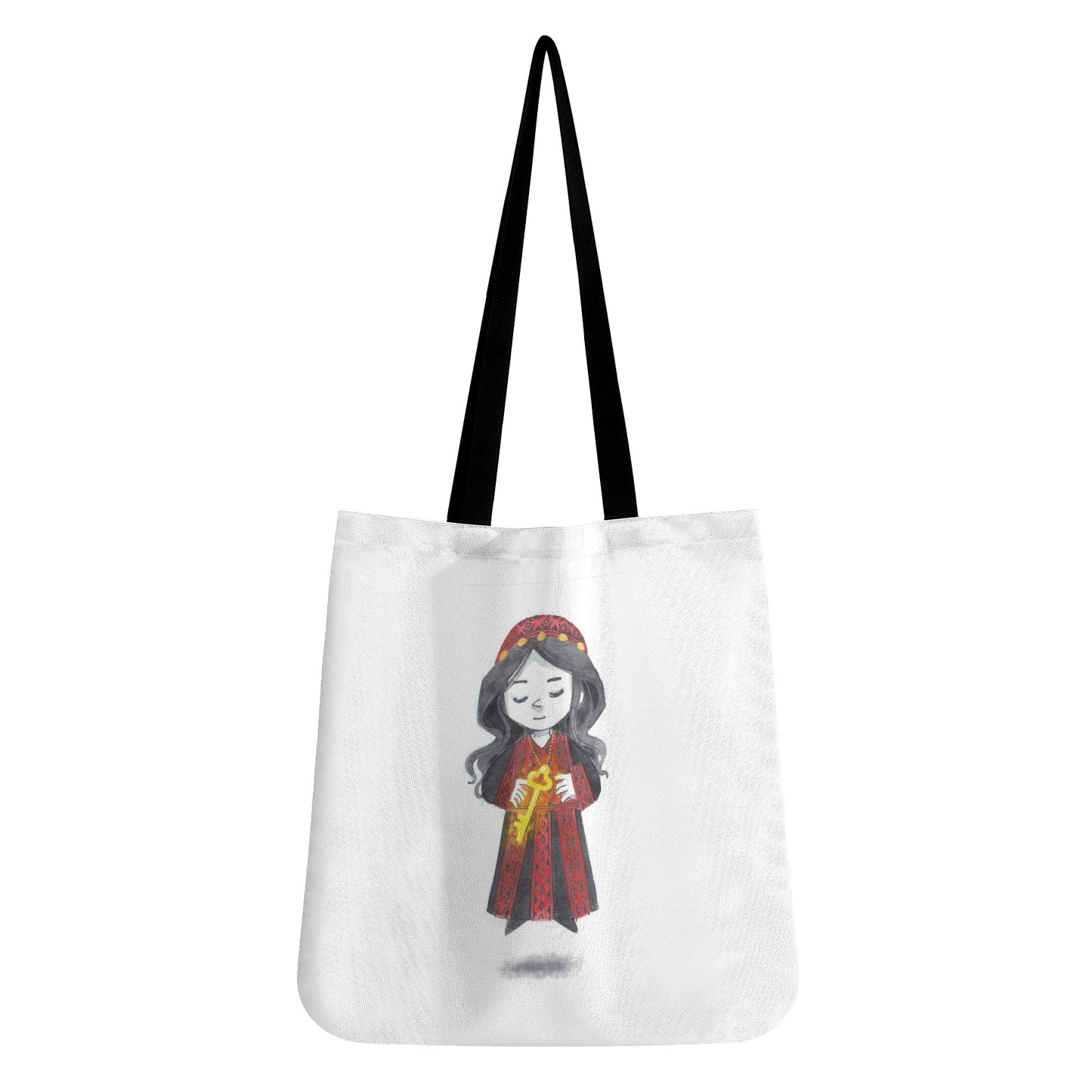 Palestinian Child Girl Cloth Tote Bag