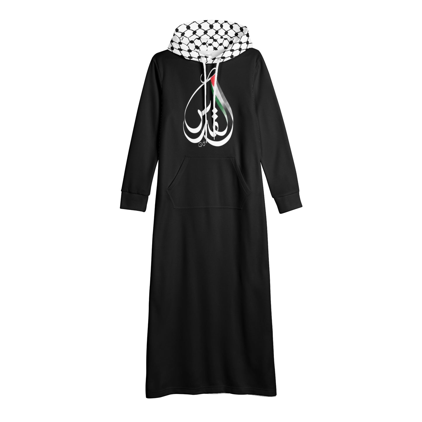 Palestinian Womens Casual Long Kuffiyeh Dress