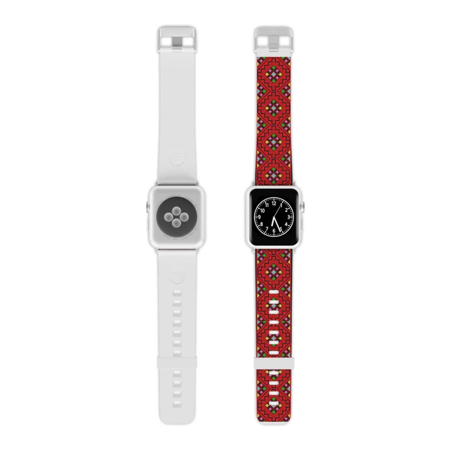 Watch Band for Apple Watch, Palestinian Tatreez print design