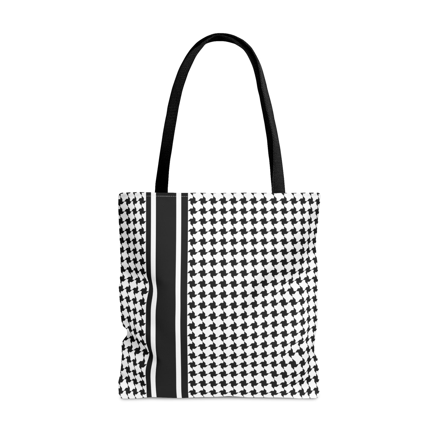 Palestinian Kuffiyeh Tote Bag (AOP), Palestine print, Assembled in USA