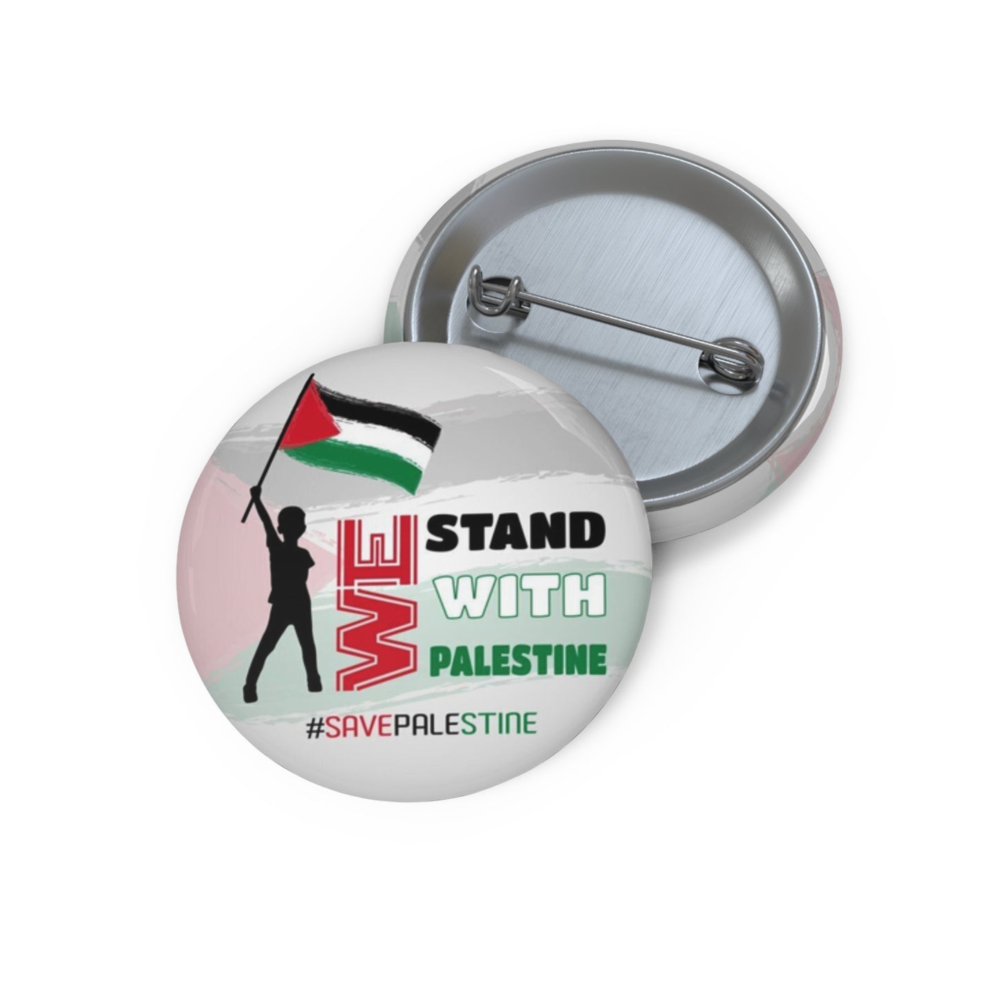 Palestinian Free Palestine Pin Buttons, Palestinian Solidarity, Palestinian Flag