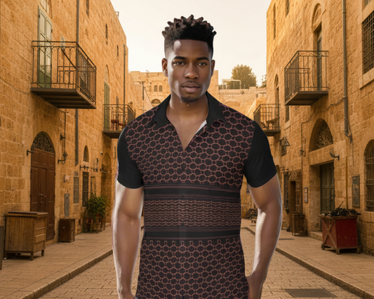 Kuffiyeh Reinvented Palestinian Print Men's Shirt