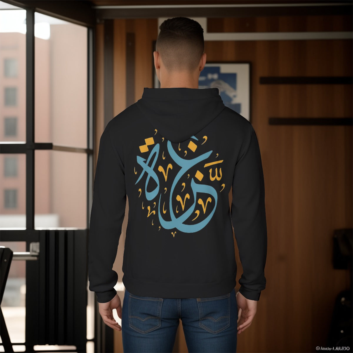 Palestinian Gaza All-Over Print Men's Pullover Hoodie -