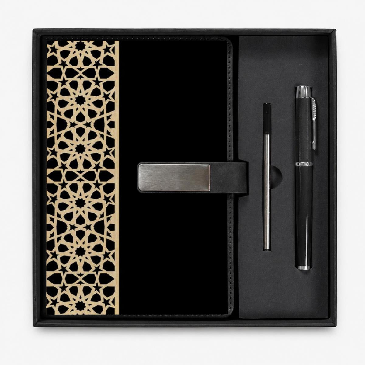 Arabian Notebook Gift Set with Metal Pen