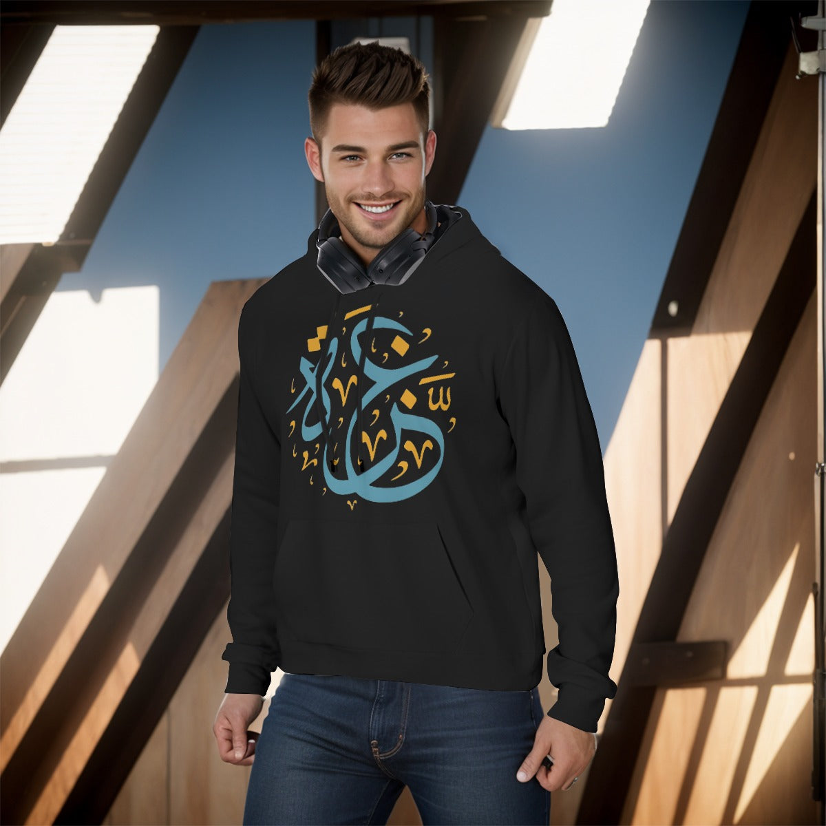 Palestinian Gaza All-Over Print Men's Pullover Hoodie -