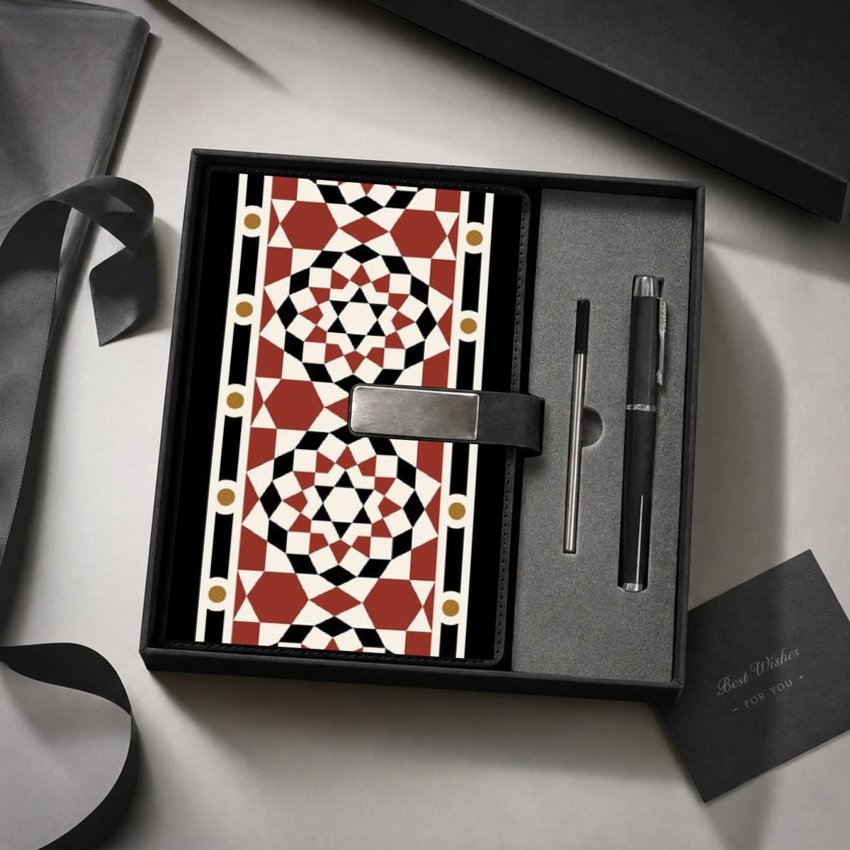 Syrian Notebook Gift Set with Metal Pen