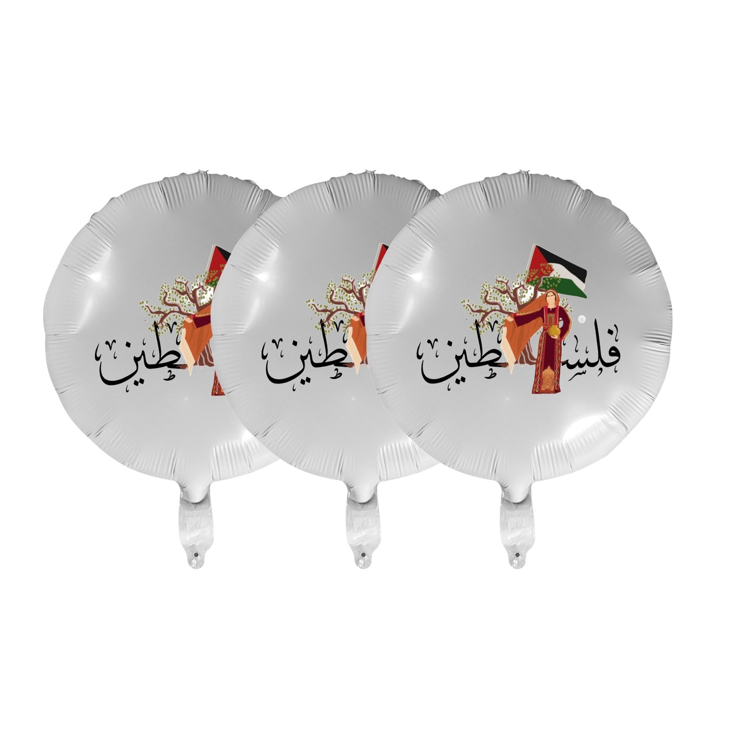 Palestine Flag Thoub Balloon (3 pcs)